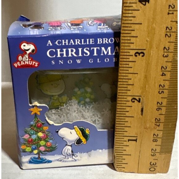 A Charlie Brown Christmas Snow Globe With Snoopy & Charlie - Picture 9 of 9